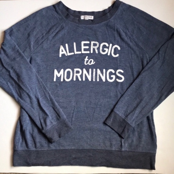 Grayson Threads Allergic To Mornings Pullover Top - Picture 3 of 8